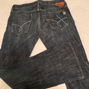 NWOT, Union Jeans, great detail, size 31, wide leg